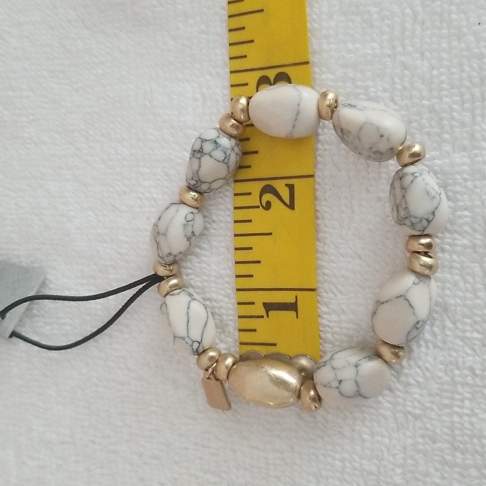 New Robert Lee Morris Stone Beaded Bracelet - Picture 9 of 11